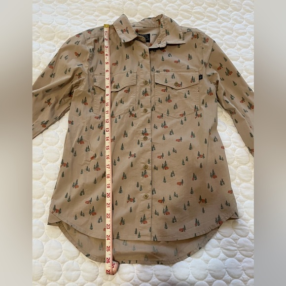 United by Blue Camping Print Button Down XS - Picture 4 of 10